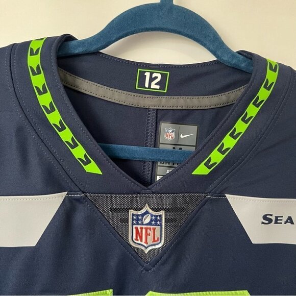 NFL/Nike, Men's 12th FAN College Seattle Seahawks Game Team Jersey. Size:M. NWT - Picture 15 of 16
